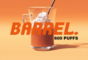 barrel custard 600 puffs